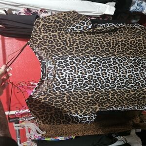 Leopard Print Blouse